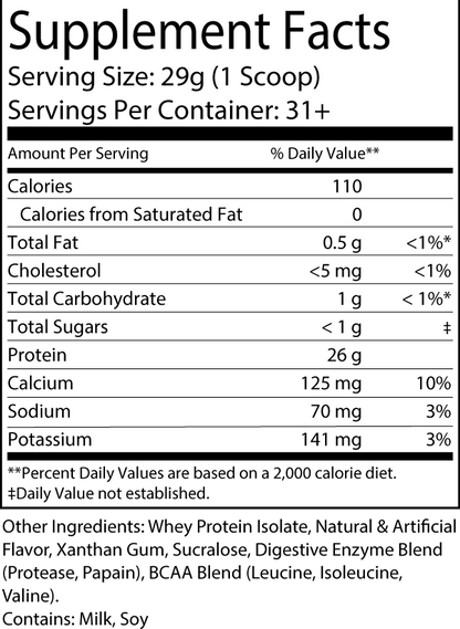 Isolate (Vanilla Milkshake)